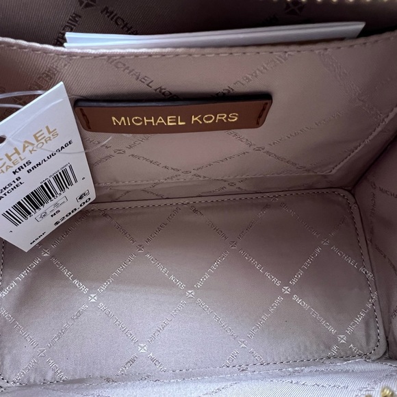 MICHAEL MICHAEL KORS Kris Small Logo Satchel - Picture 12 of 14